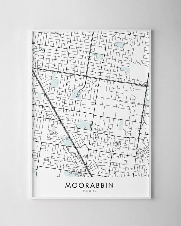 Melbourne – Moorabbin Map Print