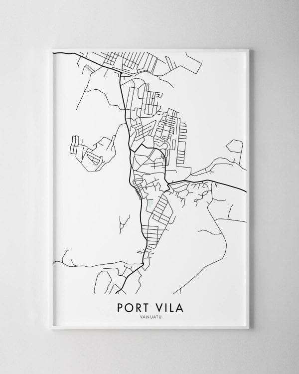 Port Vila Map Print