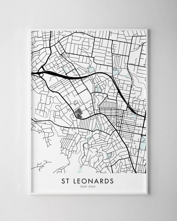 Sydney – St Leonards Map Print