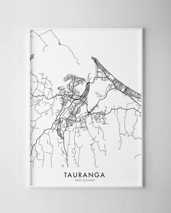 Tauranga Map Print