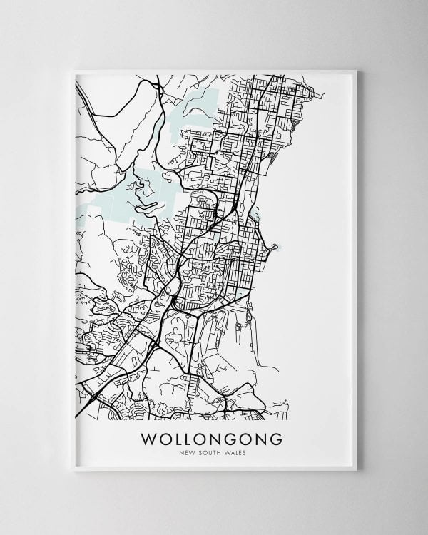 Wollongong Map Print