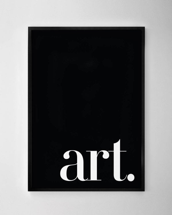 Art Print – Black