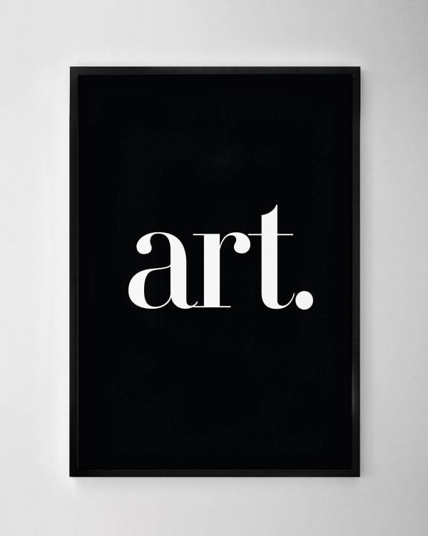 Art Print – Black