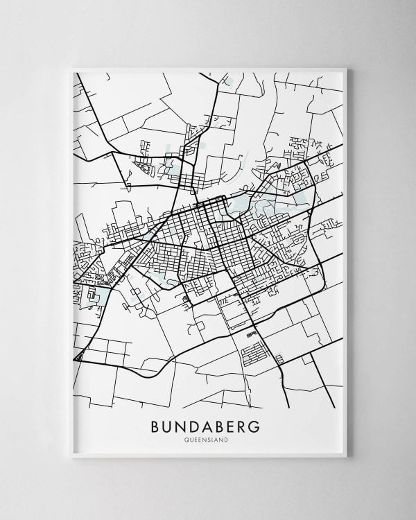 Bundaberg Map Print