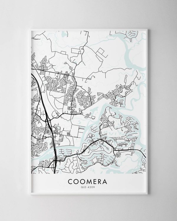 Gold Coast – Coomera Map Print
