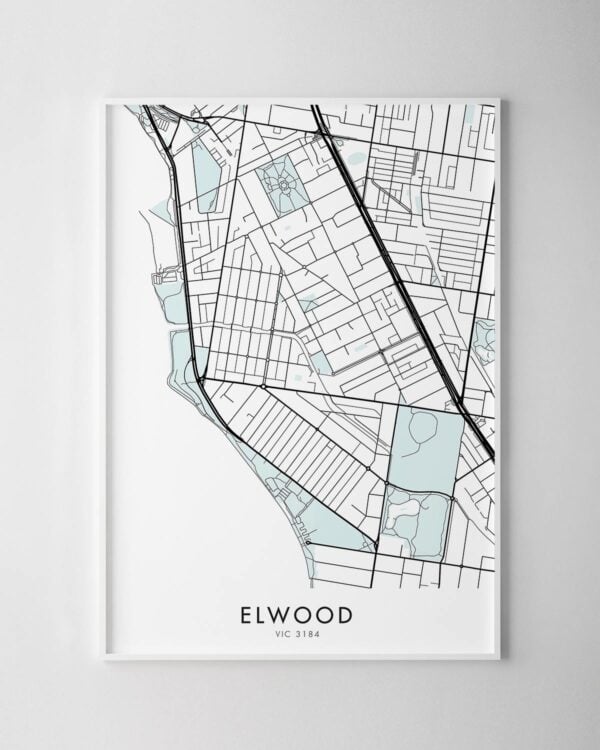 Melbourne – Elwood Map Print
