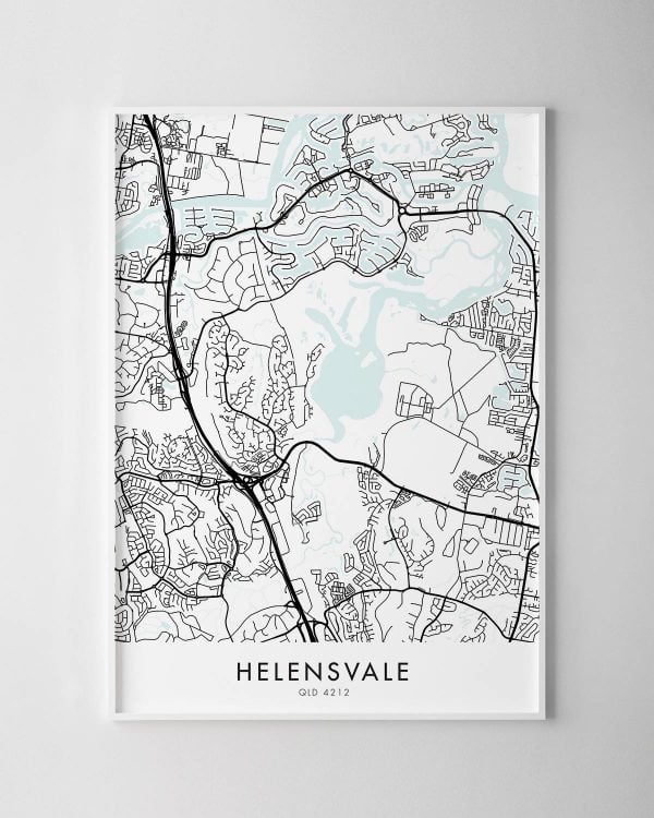 Gold Coast – Helensvale Map Print