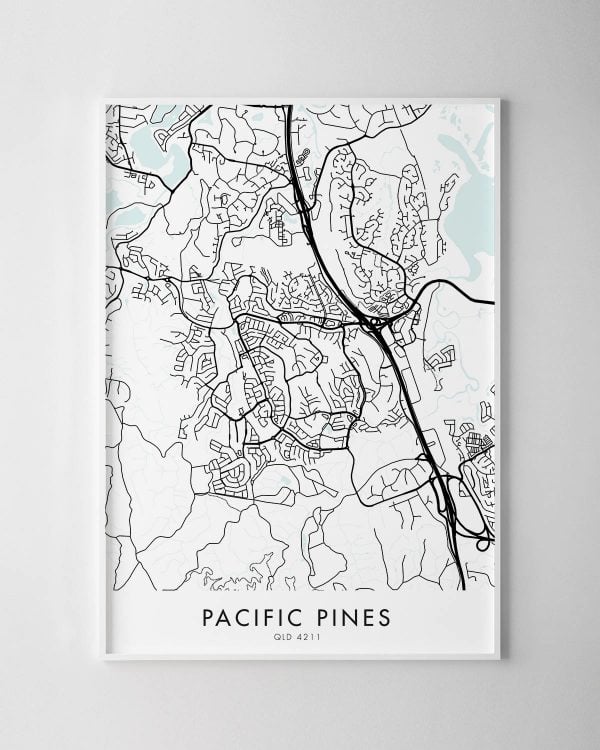 Gold Coast – Pacific Pines Map Print