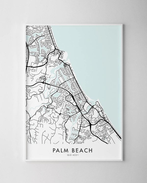 Gold Coast – Palm Beach Map Print