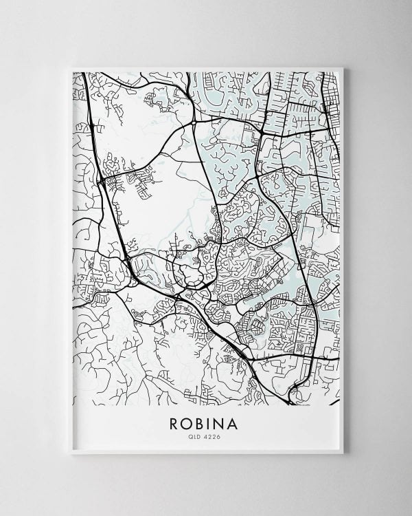 Gold Coast – Robina Map Print