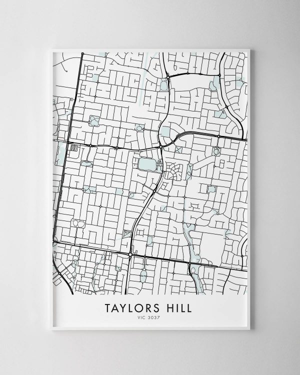Melbourne – Taylors Hill Map Print
