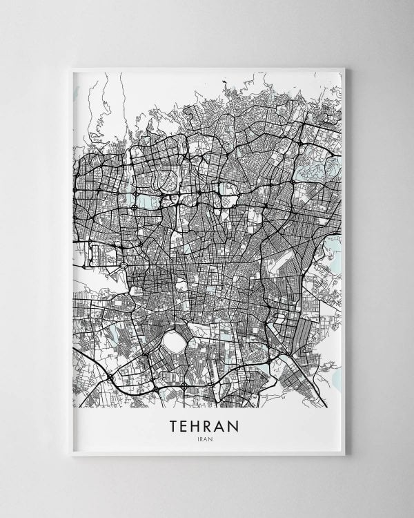 Tehran Map Print