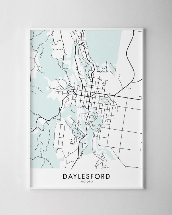 Daylesford VIC Map Print