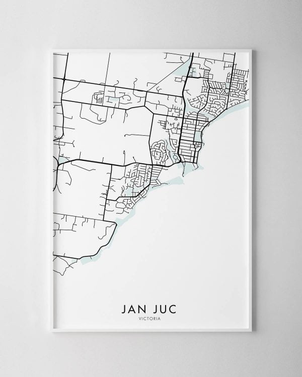 Jan Juc VIC Map Print