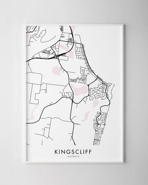 Kingscliff NSW Map Print