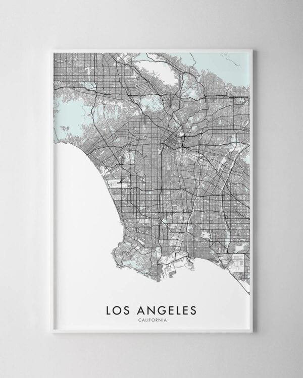 Los Angeles Map Print