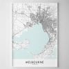 Melbourne Map Print