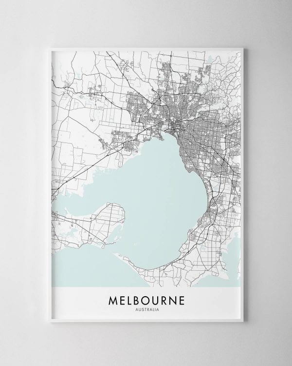 Melbourne Map Print