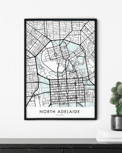 Adelaide – North Adelaide Map Print - Chelsea Chelsea