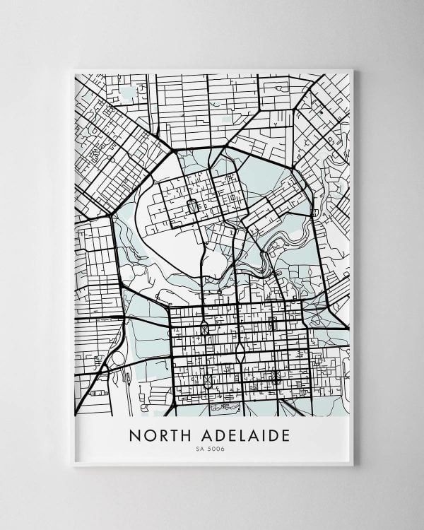 Adelaide – North Adelaide Map Print