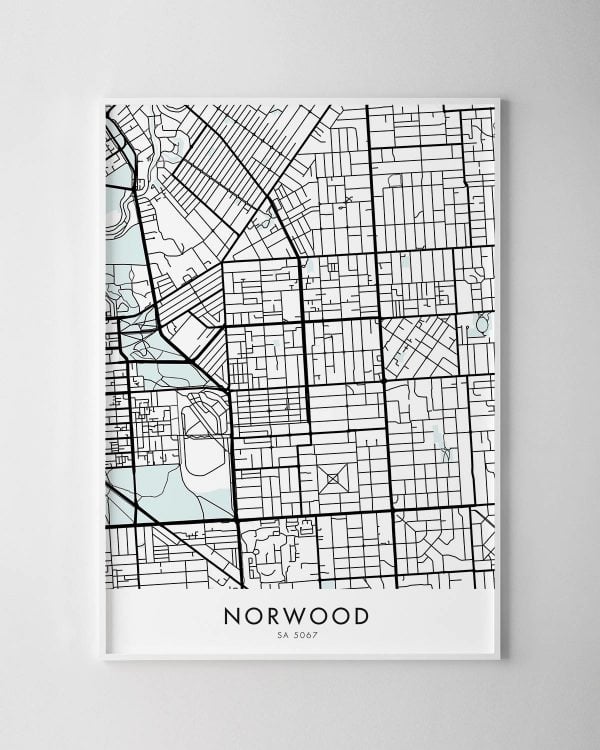 Adelaide – Norwood Map Print