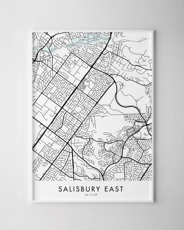 Adelaide – Salisbury East Map Print