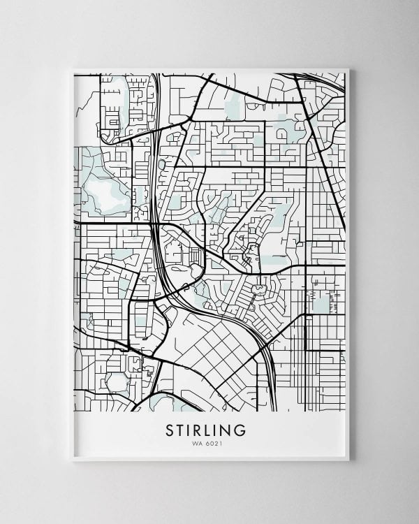 Perth – Stirling Map Print