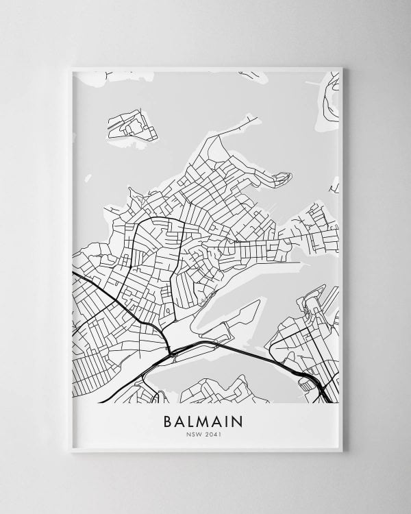 Sydney – Balmain Map Print