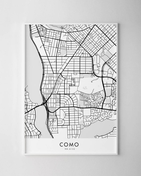 Perth – Como Map Print