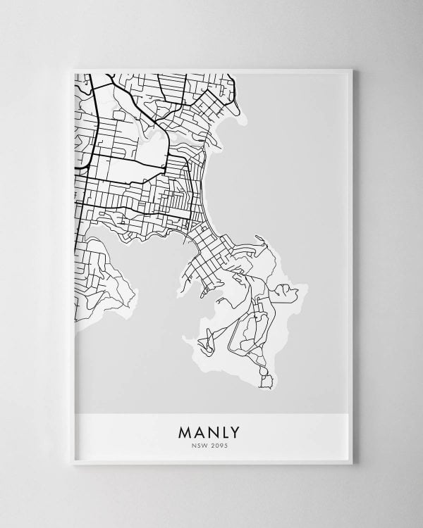 Sydney – Manly Map Print
