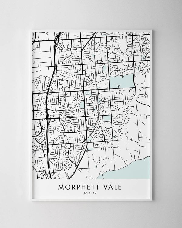 Adelaide – Morphett Vale Map Print