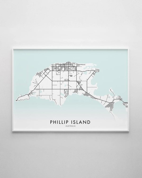 Phillip Island Map Print