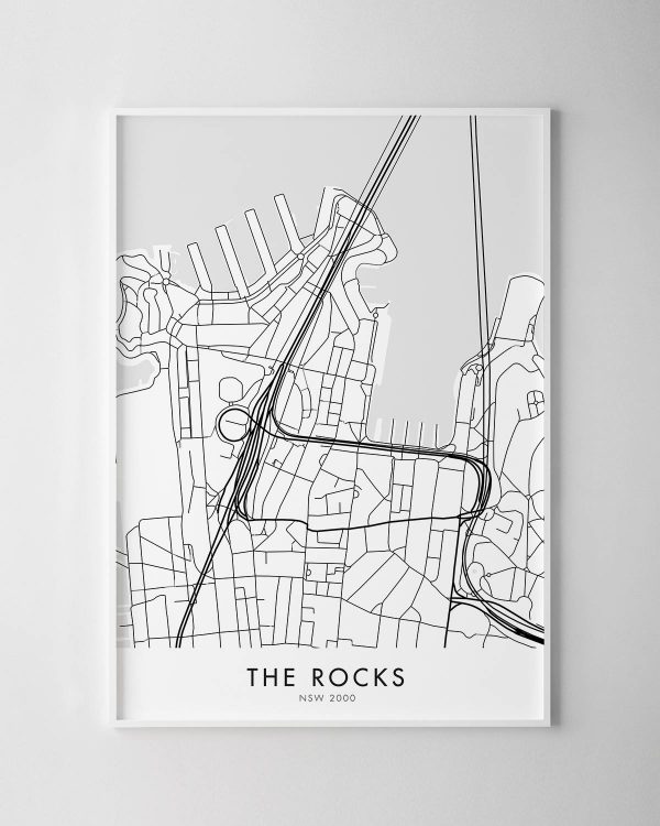 Sydney – The Rocks Map Print