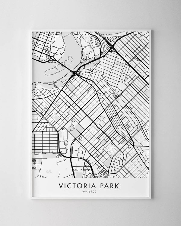 Perth – Victoria Park Map Print
