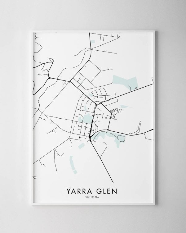 Yarra Glen VIC Map Print