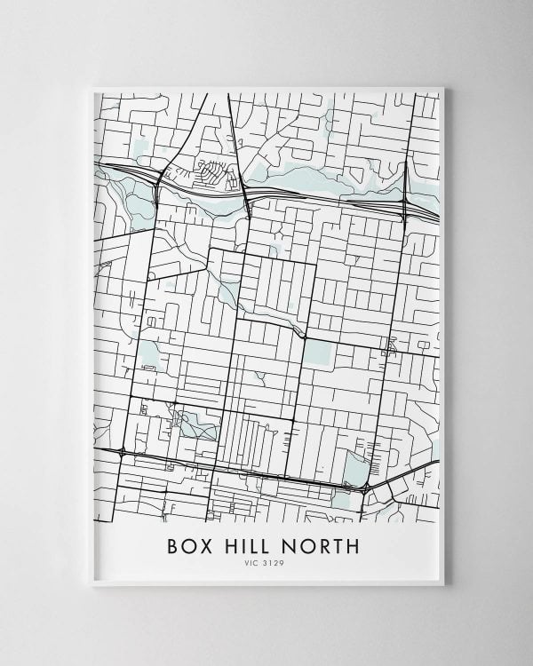 Melbourne – Box Hill North Map Print