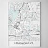 Melbourne – Broadmeadows Map Print
