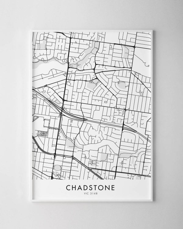 Melbourne – Chadstone Map Print