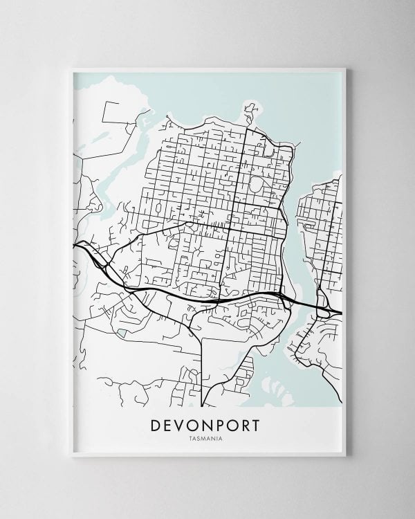 Devonport Map Print