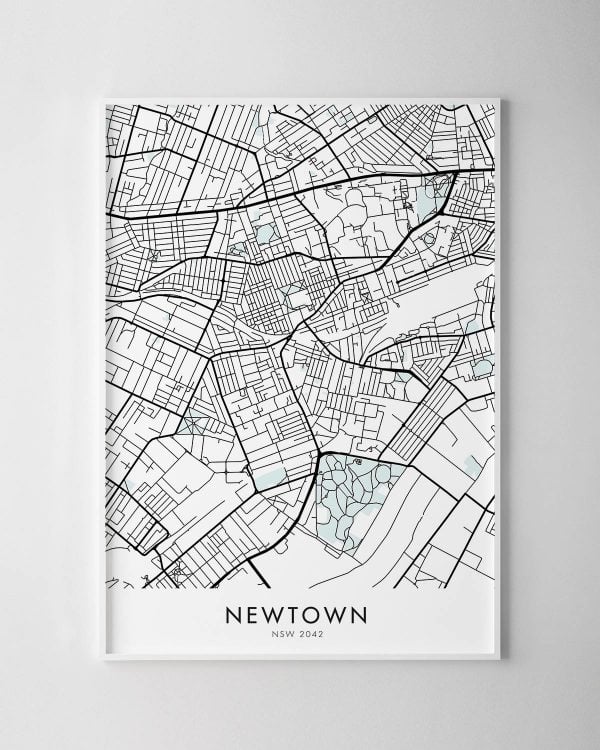 Sydney – Newtown Map Print