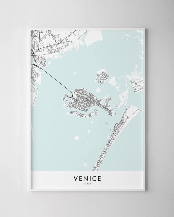 Venice Map Print