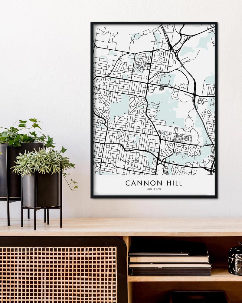 Brisbane Cannon Hill Map Print Chelsea Chelsea