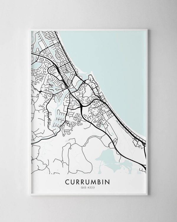 Gold Coast – Currumbin Map Print