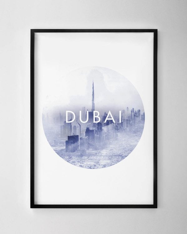 Dubai Watercolour Print
