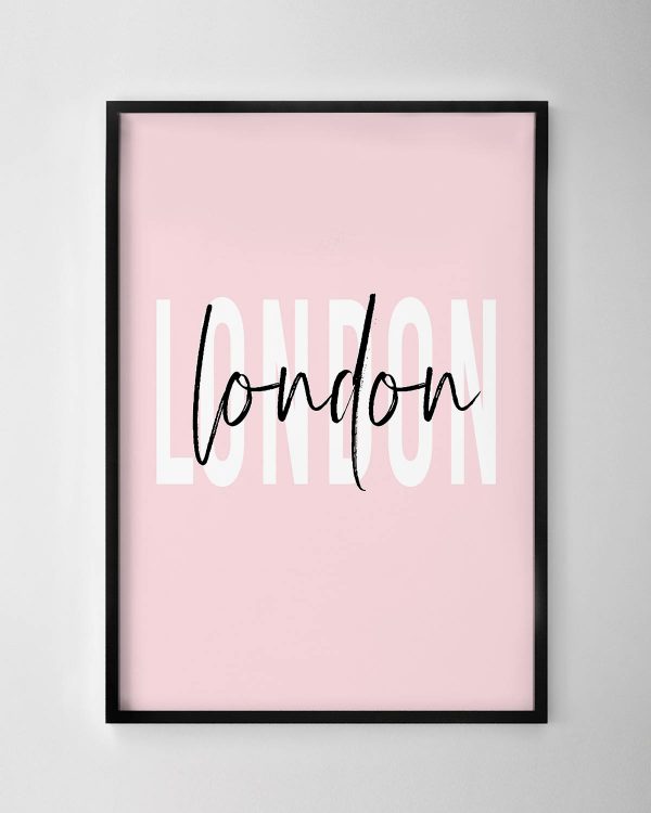 London Text Print
