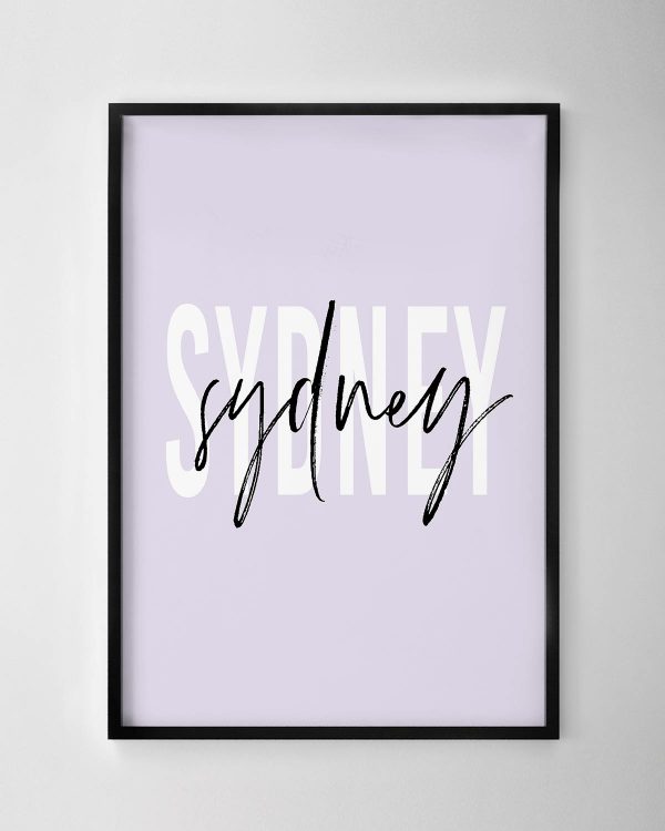 Sydney Text Print