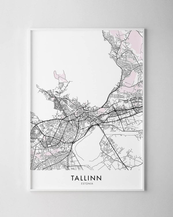 Tallinn Map Print