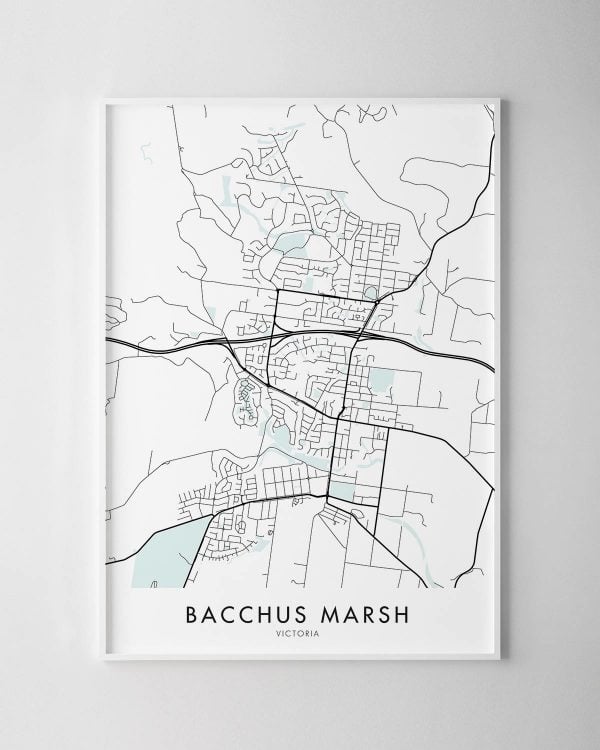 Bacchus Marsh VIC Map Print