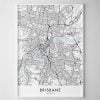 Brisbane Map Print