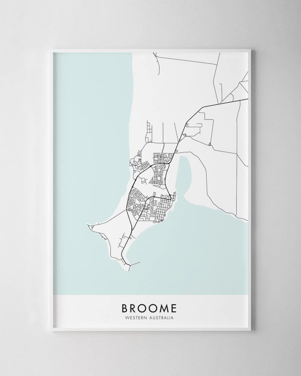 Broome Map Print